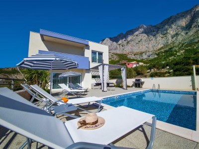 Villa Villa Red with pool & sea view - Outdoor photo 6