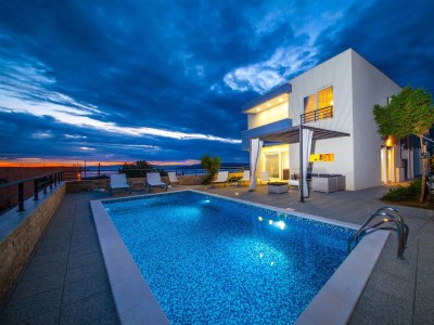 Villa Villa Red with pool & sea view - Outdoor photo 21
