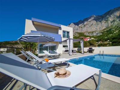 Villa Villa Red with pool & sea view - Outdoor photo 22