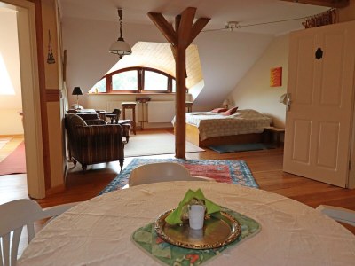 Apartment Besondere Ferienwohnung Bibliothek in Buschhagen - Features photo 25