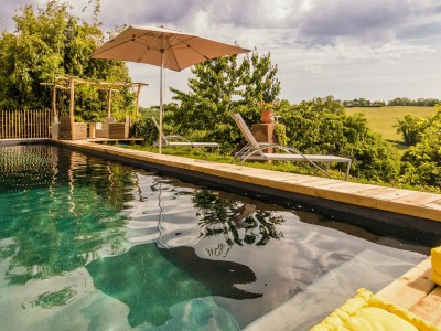 Holiday house Modern holiday home with swimming pool - Outdoor photo 12