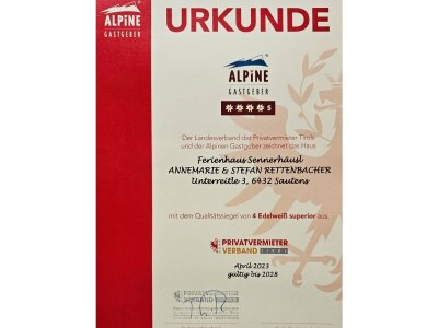 Holiday house Ötztal-Ferienhaus Sennerhäusl - Document photo 41