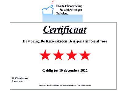 Holiday house De Keizerskroon 16 - Document photo 24
