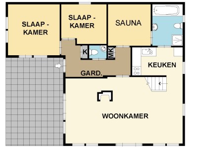 Holiday house luxury villa texel 8-10 persons with sauna krim 95 - Document photo 41