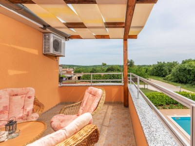 Apartment Villa Visnjan with Pool - One-Bedroom Apartment No.2 with Pool View - Outdoor photo 8