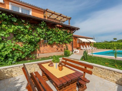 Apartment Villa Visnjan with Pool - One-Bedroom Apartment No.2 with Pool View - Outdoor photo 19