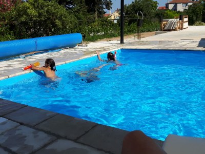 Holiday apartment CLAIRE with large heated pool 50m2 and sea view - Outdoor photo 5