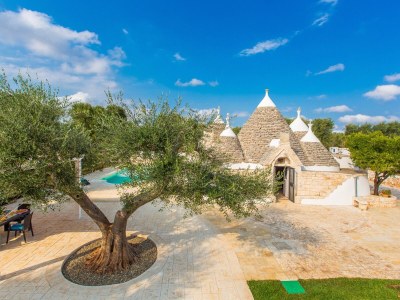 Holiday house Trullo with private pool. Enclosed garden in Torre Santa Sabina - Holiday house