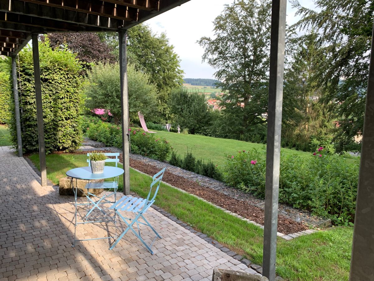 Holiday apartment Ferienwohnung 2 mit Sauna Ferienhaus Poppenhausen - Outdoor photo 5