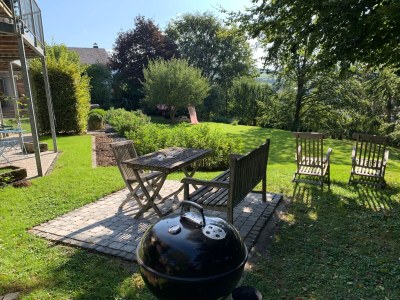 Holiday apartment Ferienwohnung 2 mit Sauna Ferienhaus Poppenhausen - Outdoor photo 4