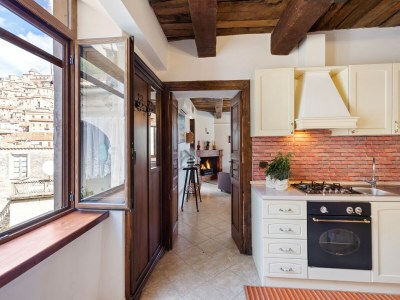 Cottage Geschmackvolles Herrenhaus in Morano Calabro mit Balkon - Features photo 19