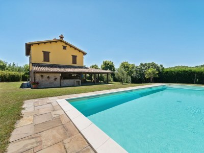 Villa Villa in Piandimeleto mit Pool und Sauna - Outdoor photo 3