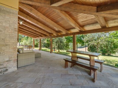 Villa Villa in Piandimeleto mit Pool und Sauna - Outdoor photo 6