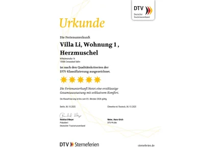 Holiday apartment Villa Li in Sellin | Wohnung 1 | Herzmuschel - Document photo 28