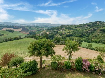 Cottage Villa in Vallefoglia mit Pool und Panorama - Outdoor photo 3