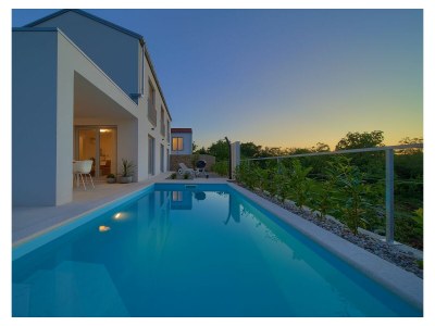 Villa Rossa with heated pool in Hlapa - Villa