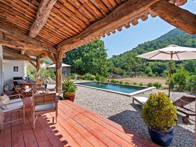 Villa Villa in Bargemon mit Pool und Bergblick - Outdoor photo 6