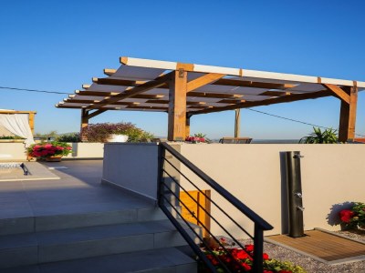 Holiday house Ferienhaus in Maslenica mit Meerblick - Outdoor photo 6