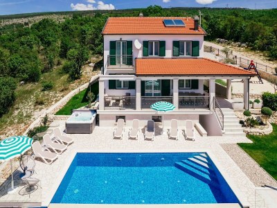 Villa Villa in Kroatien mit Panoramablick in Makarska Riviera - Villa