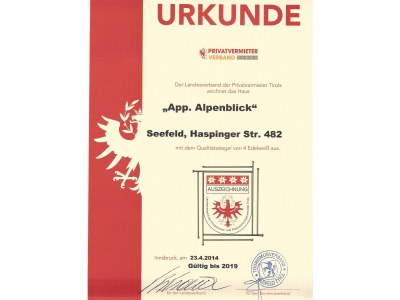 Holiday apartment Alpenblick (alpine view) in Seefeld - Document photo 24