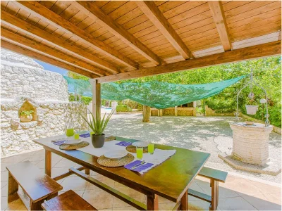 Villa Trullo private pool and fenced garden - Outdoor photo 9