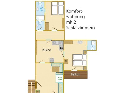 Apartment Komfortwohnung für 4  Personen - Features photo 17