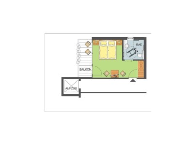Holiday room Barrierefreies Komfort Zimmer für 2 Personen 21 m² - Features photo 16