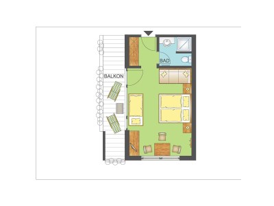 Holiday room Komfort Zimmer für 2-4 Personen 30 m² - Features photo 17