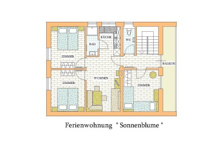 Apartment Ferienwohnung Sonnenblume/3 Schlafräume/Dusche/WC - Features photo 35