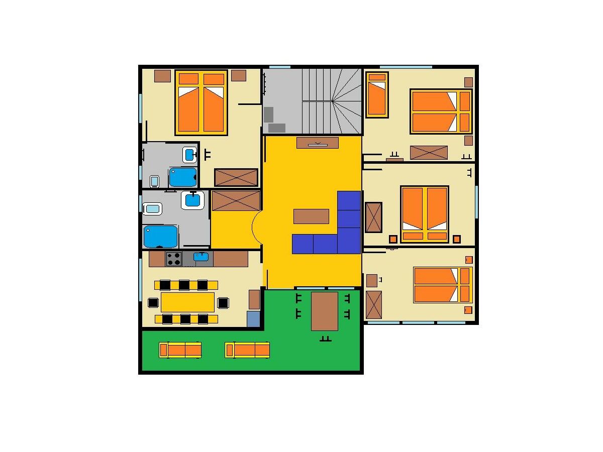 Apartment Appartement/Fewo, Dusche oder Bad, WC, Balkon - Outdoor photo 5