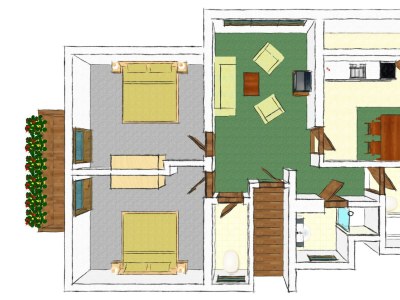 Apartment Appartement, 2 Schlafzimmer & DU/Bad, WC - Features photo 63