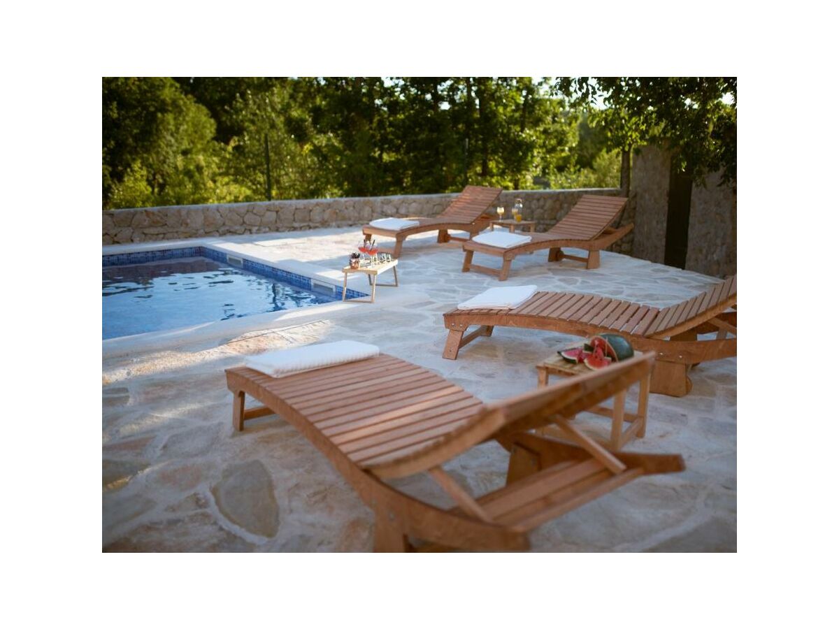 Holiday house Pearl in Stone with Heated Pool - Outdoor photo 3