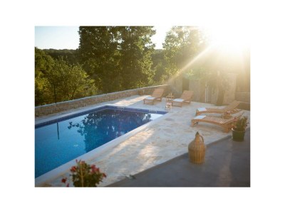 Holiday house Pearl in Stone with Heated Pool - Outdoor photo 6