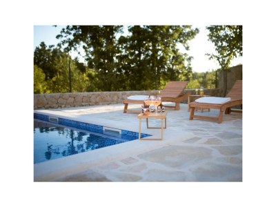 Holiday house Pearl in Stone with Heated Pool - Outdoor photo 7
