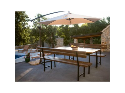 Holiday house Pearl in Stone with Heated Pool - Outdoor photo 12