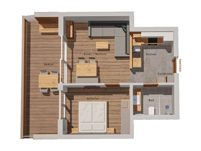 Holiday apartment 50mÂ² Guesthouse Sonne - Document photo 42