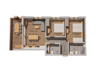 Holiday apartment 80mÂ² guest house Sonne - Document photo 41