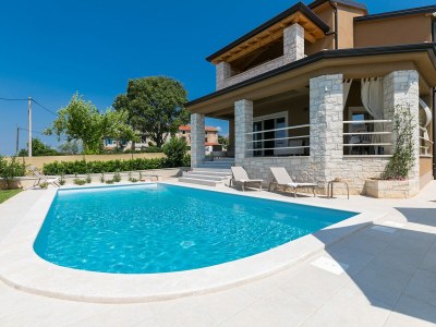 Villa Mikela with pool and panoramic view - Outdoor photo 7
