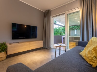 Holiday apartment Ferienwohnung (A2+2) mit Whirlpool im Freien - Features photo 9