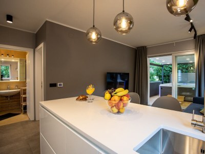 Holiday apartment Ferienwohnung (A2+2) mit Whirlpool im Freien - Features photo 12