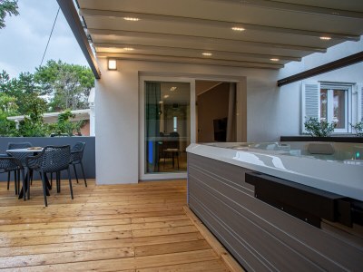 Holiday apartment Ferienwohnung (A2+2) mit Whirlpool im Freien - Features photo 21