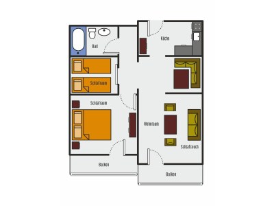 Apartment Top 10 for 2-4 people / 1st floor - Document photo 19