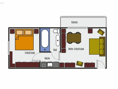 Apartment Top 13 for 2-3 people / 1st floor - Document photo 20