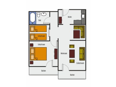 Apartment Apartment Top 17 for 2-4 people / 2nd floor - Document photo 21
