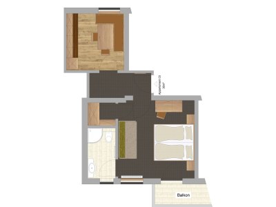 Apartment Apartment 2.3 1 Schlafraum mit Dusche/WC - Features photo 14