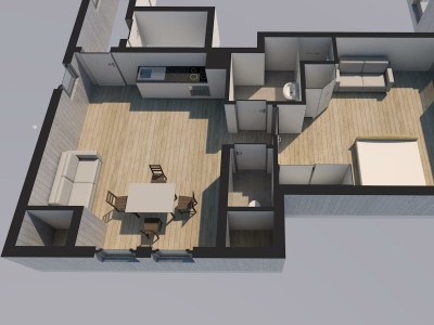 Apartment Rose, 1 Schlafraum /Dusche oder Bad/WC - Features photo 24