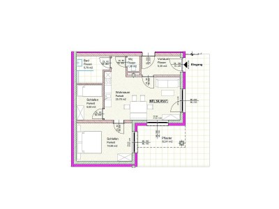 Apartment Appartement/Fewo, Bad, WC, 2 Schlafräume - Outdoor photo 16