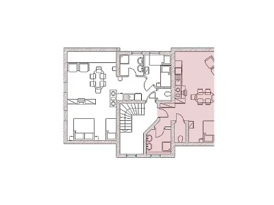 Apartment App. Therese - Wohn-Schlafraum, Dusche, WC - Features photo 26