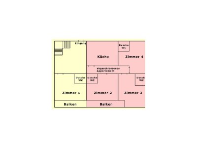 Apartment Apartment/3 Schlafräume/Dusche, WC - Features photo 24