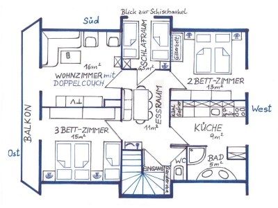 Apartment Ferienhaus/3 Schlafr. und 1 Wohnschlafr./Dusche,WC - Outdoor photo 22